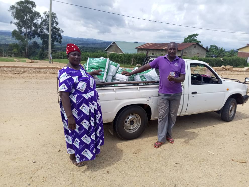 Today, we launched the fertilizer distribution program in Kanungu district. This is part of the ongoing campaign to stump &amp; rehabilitate old coffee trees in the country.