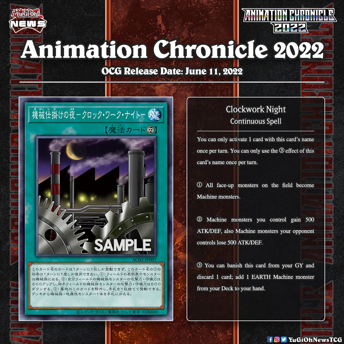 YuGiOh News auf Twitter „ 𝗔𝗻𝗶𝗺𝗮𝘁𝗶𝗼𝗻 𝗖𝗵𝗿𝗼𝗻𝗶𝗰𝗹𝗲 2022 The OCG