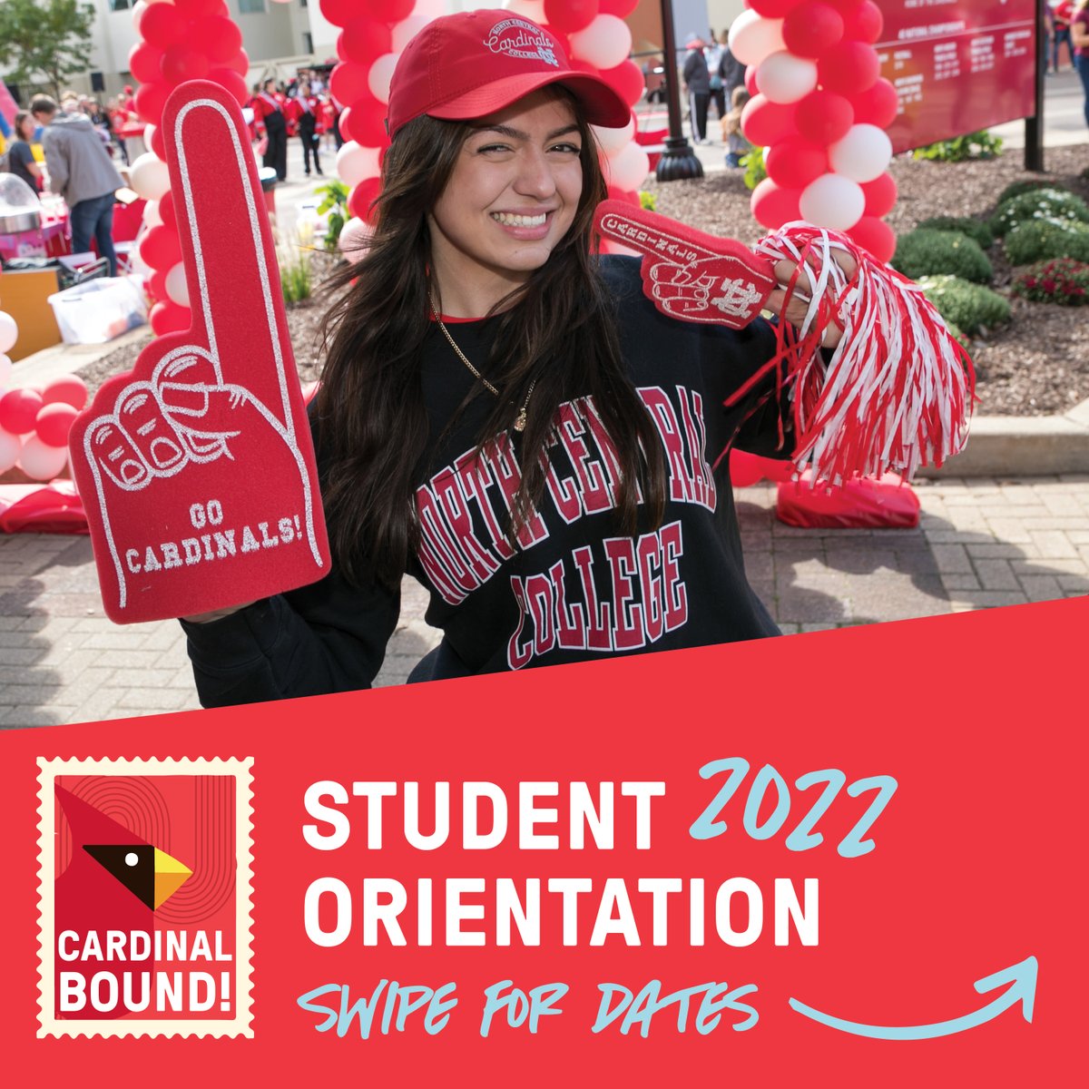 northcentralcol's tweet photo. Summer at North Central is in session, and that means #orientation is right around the corner. We can’t wait to welcome #CardinalBound students to campus starting tomorrow!
For more info and other helpful resources, visit https://t.co/Isn5e1Eqwk. https://t.co/pVmgAI7pG5