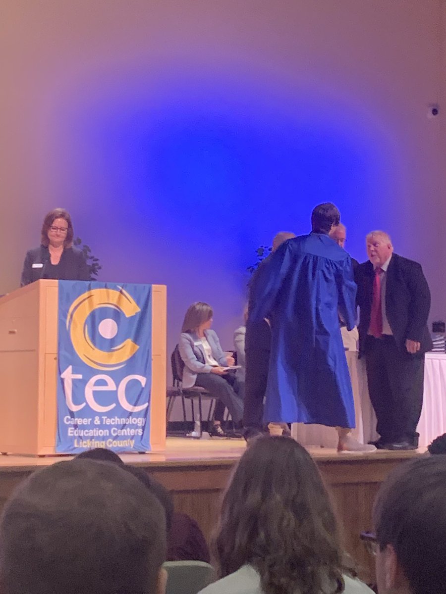 Today over 30 Lakewood High seniors receive their career passports and other various awards at C-TEC. I was proud to see many of them receive these honors this morning. #LancerTime