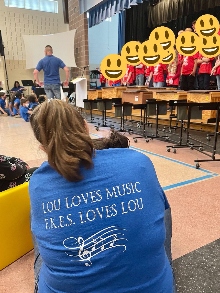 JessBlasic's tweet photo. The first of our three FKES Spring Concerts today is underway.  Music unites us! We also celebrate Mr. Persic’s 29 years of music education! “Lou Loves Music, FKES Loves Lou” @FKESPrincipal https://t.co/hzoPHwaUeO
