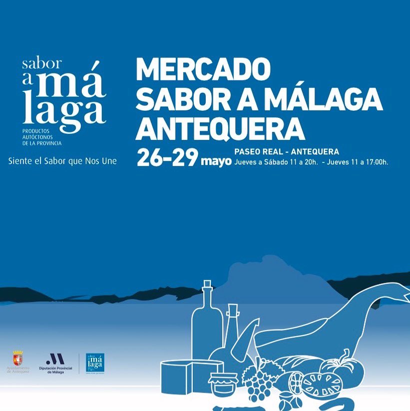 SaboraMalaga's tweet image. ¡Ya tenemos disponible el programa del Mercado #SaboraMálaga de #Antequera!

Se celebrará en el Paseo Real, entre el 26 y el 29 de mayo y contará con más de una veintena (22) de productores adheridos a la marca.