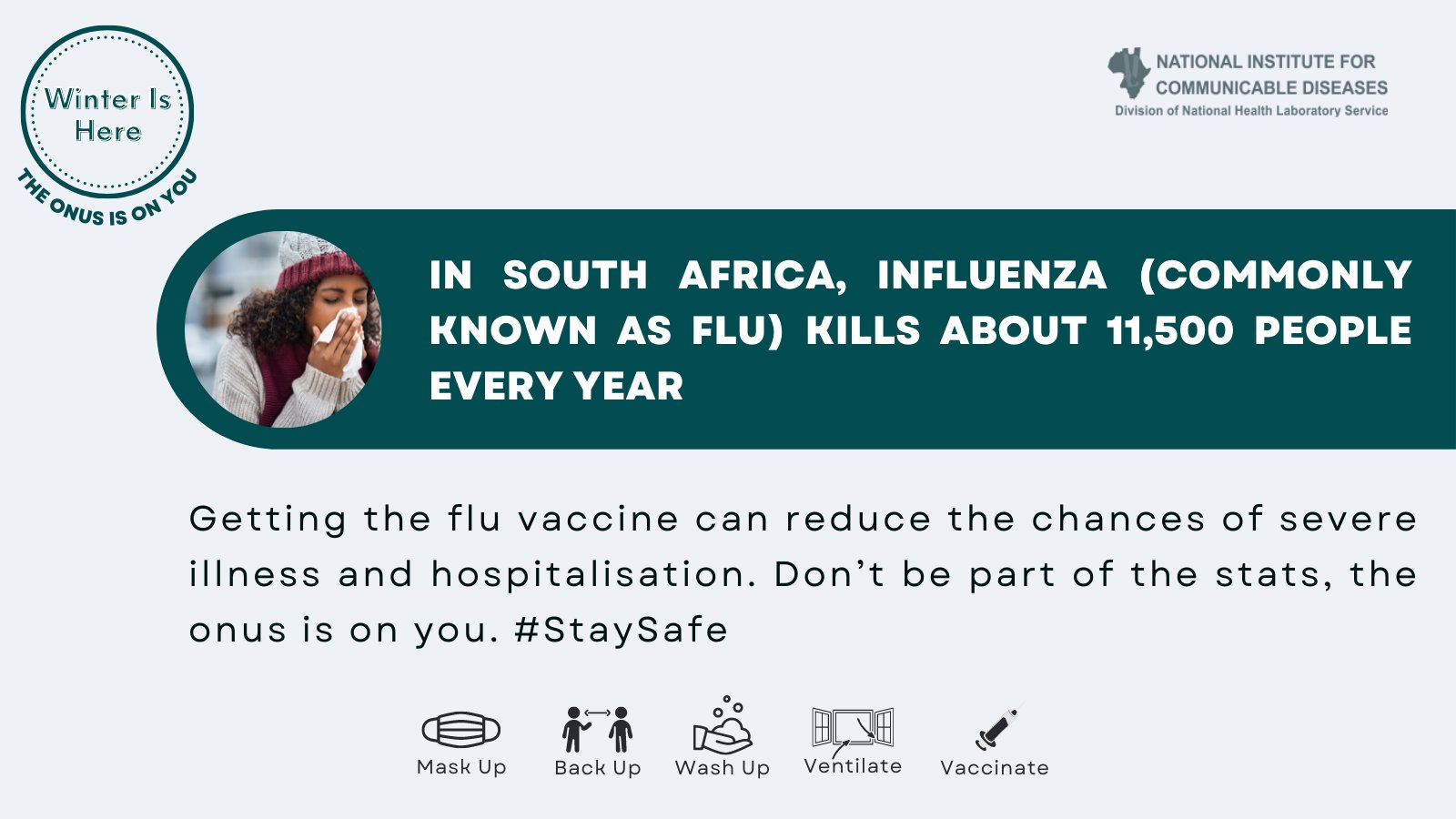 NICD on Twitter "WinterIsHere Did you know in South Africa, influenza