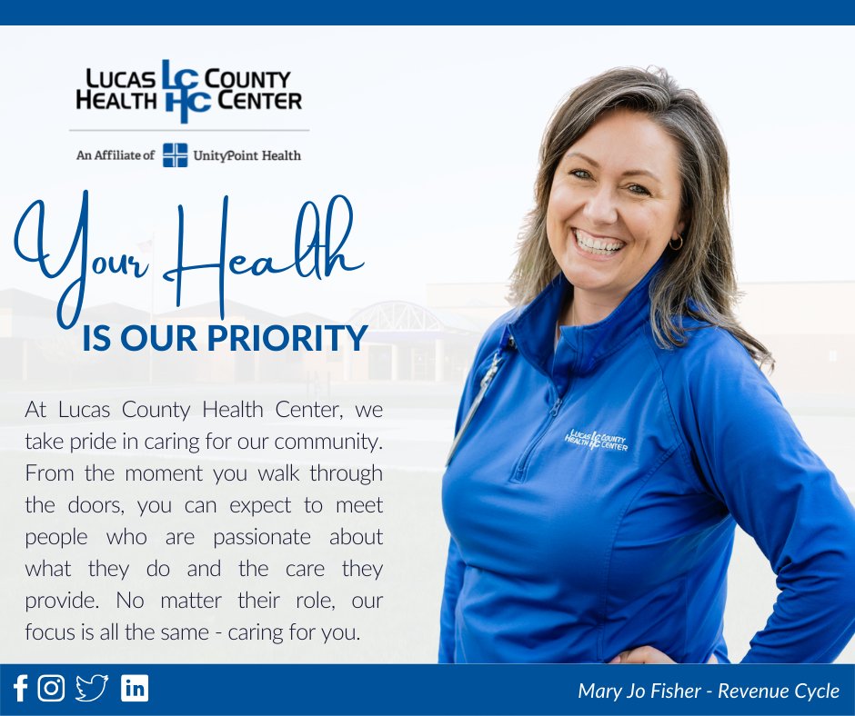Lucas County Health Center on Twitter "At Lucas County Health Center