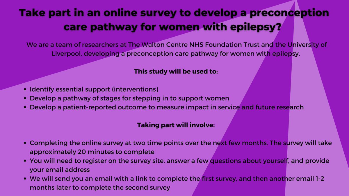 Epilepsy Preconception Care Study tweet media