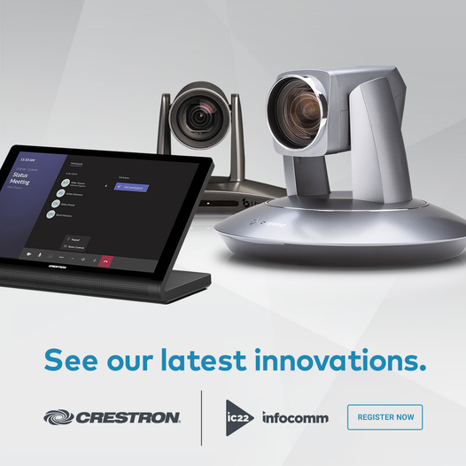 GRUPO_CMM's tweet photo. #Crestron | ¿Estás listo para ver las novedades que nos depara en #InfoComm2022? 
Nosotros sí. 😎 😎

#GrupoCMM #Tecnologia #Automatizacion #Eventos https://t.co/IhMsiNhA7U