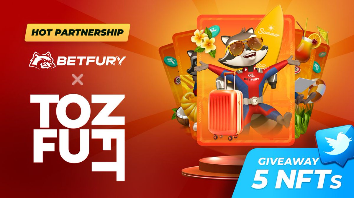 🍒 5 #NFTs #GIVEAWAY 🍒
NFT for every Betfurian!

⏰May 25 - June 1
👍Follow us and <a href="/tofuNFT/">tofuNFT📛The largest multichain NFT marketplace</a> 
❤️ &amp; Retweet

Meet our great partnership with <a href="/tofuNFT/">tofuNFT📛The largest multichain NFT marketplace</a> 🎨
🌇 New 5 branded NFTs have been added to its collection.
tofunft.com/collection/bfs…

#TofuNFT #NFTGiveaway