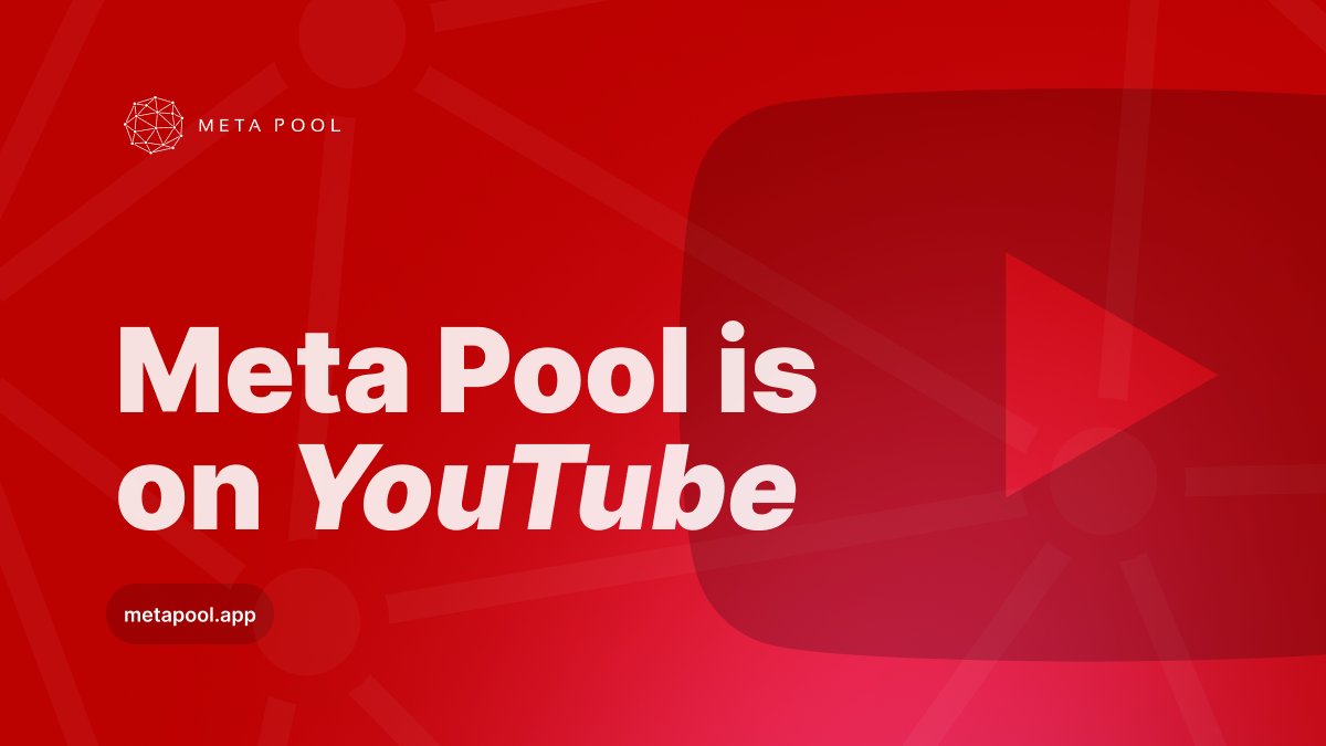 NearMultiverse's tweet photo. ๐ @meta_pool estรก en YouTube!
โจSuscribete para estar al tanto de nuevos videos que estan por llegar ๐ sobre Aurora, Aurigami, Bastion Protocol y mรกs
๐ฅAdemas de las seciones de #StakingParty que realiza su aqui servidor y @alanestrada_mx โก๏ธ
๐๐๐๐
https://t.co/y0RCUKgFt0 https://t.co/HnEpSrxt33