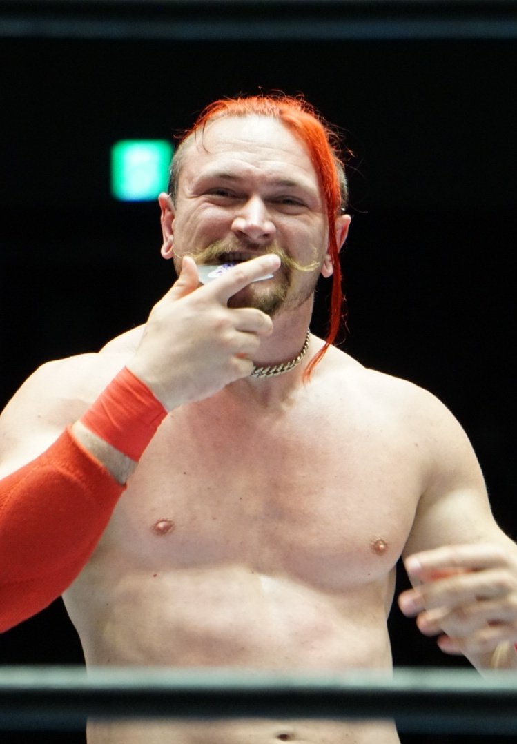 海外最新 プロレス SANADA ラウンドワン限定チェキ