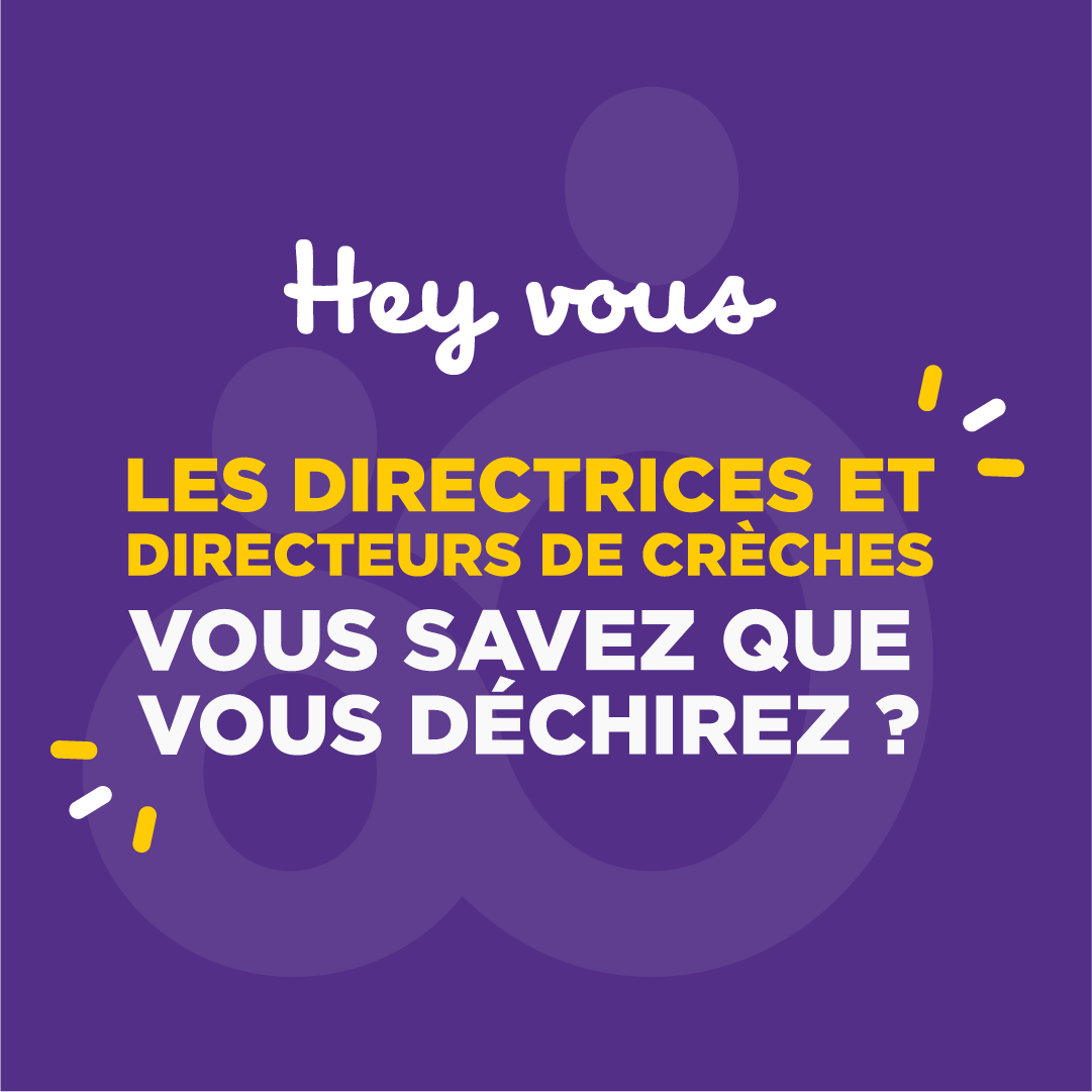 MytibooFR's tweet photo. Hello Hello c’est Mytiboo ! 💜
On a un message à toutes les directions de crèches : 
Vous déchirez. 🥳 N’oubliez jamais ça ! En direction, c’est des heures à maintenir debout votre établissement, et ce, dans des conditions pas toujours faciles (1/2)

#Mytiboo #Crèche https://t.co/vBIH2KqRou