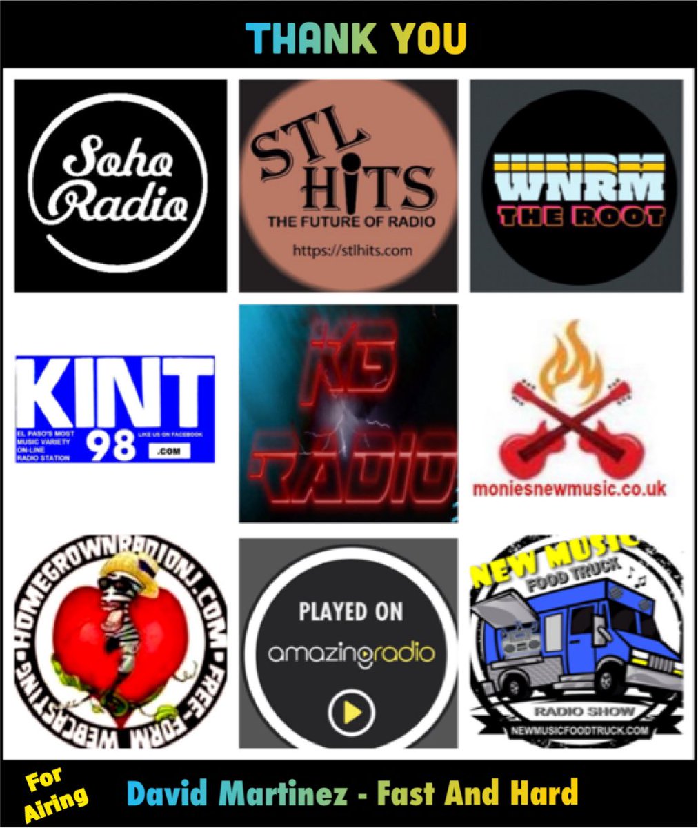 LadyLake PR 👑 (@ladylakemusic) on Twitter photo 🎶💥 💯 #ThankYou #radio friends‼️ <a href="/davidmartinezmu/">David Martinez Music</a> #FastAndHard is airing in #TX across the #US and #Canada & in the #UK thanks to: <a href="/sohoradio/">Soho Radio</a> <a href="/stlhitsradio/">STL Hits</a> <a href="/WNRM/">WNRM TheRoot</a> <a href="/KBRadio_Canada/">Sugar Mummies to Date</a> <a href="/HGRNJ/">HomegrownRadioNJ.org</a> <a href="/amazingradio/">Amazing Radio</a> <a href="/NewMusicFoodTrk/">The New Music Food Truck®</a> 💥 #Boom @DrJimmyStar <a href="/EileenShapiro3/">eileen shapiro</a> <a href="/RobSaahShow/">Rob Saah</a> #RT #indie 🎶💥 💯 #ThankYou #radio friends‼️ <a href="/davidmartinezmu/">David Martinez Music</a> #FastAndHard is airing in #TX across the #US and #Canada & in the #UK thanks to: <a href="/sohoradio/">Soho Radio</a> <a href="/stlhitsradio/">STL Hits</a> <a href="/WNRM/">WNRM TheRoot</a> <a href="/KBRadio_Canada/">Sugar Mummies to Date</a> <a href="/HGRNJ/">HomegrownRadioNJ.org</a> <a href="/amazingradio/">Amazing Radio</a> <a href="/NewMusicFoodTrk/">The New Music Food Truck®</a> 💥 #Boom @DrJimmyStar <a href="/EileenShapiro3/">eileen shapiro</a> <a href="/RobSaahShow/">Rob Saah</a> #RT #indie