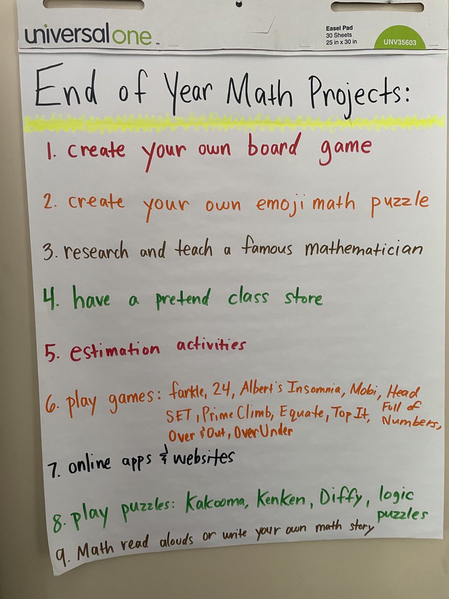 Ms_MathQueen's tweet image. Trying to keep the #mathitude alive until the end of the school year! #iteachmath