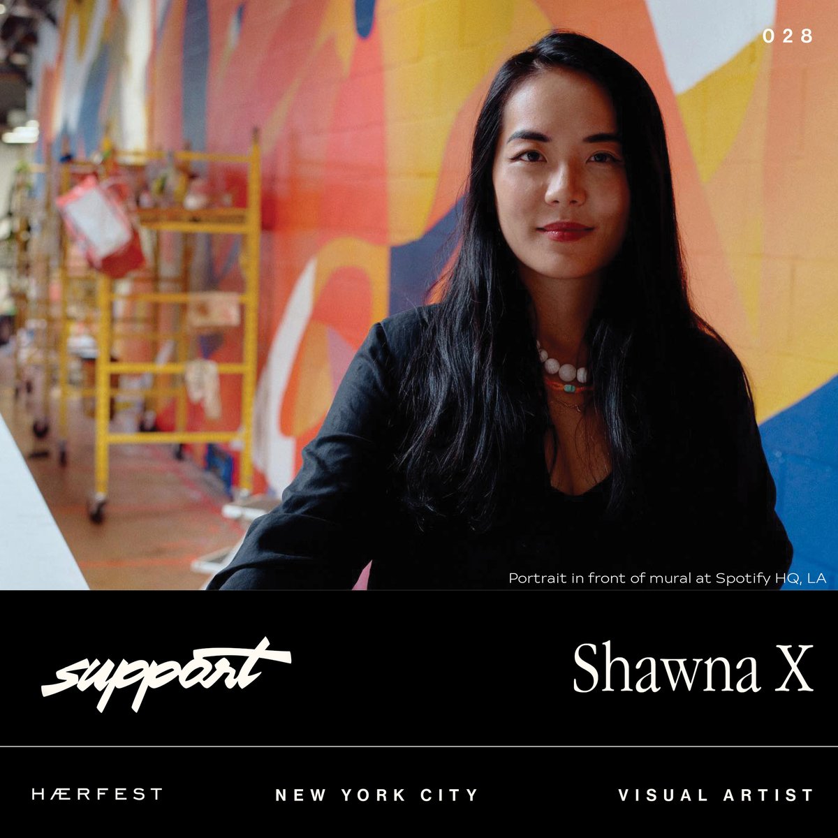 Meet Shawna (she/her) <a href="/shawnax/">shawna x</a> - A visual artist based in New York City, known for her vibrant and graphical image-making. She took some time to share with us her work and what Support means to her.

haerfest.com/blogs/explore/…