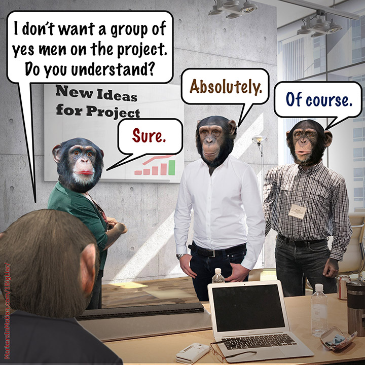 It's important to make the Boss happy.
🍌🙉🍌