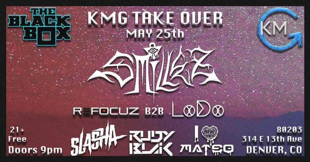 TODAY IS THE DAY!!!!! I'm coming with 15ish originals/remixes/and unreleased tunes!!! Hype to test out a bunch of the WiPs!!!!

#SMiLLEZ #BlackBox #UndergroundEDM #KMGLife #Headliner