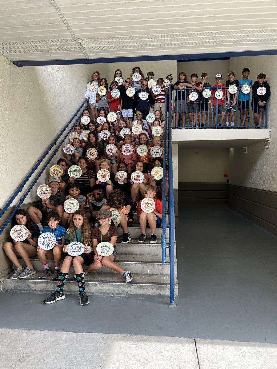 Trisha_Brewer02's tweet photo. 5th grade paper plate awards @McKitrickElem with @MsFlynn7. They are ready to be #rising6thgraders at @BobMartinezMS https://t.co/s7tHb92Ff2