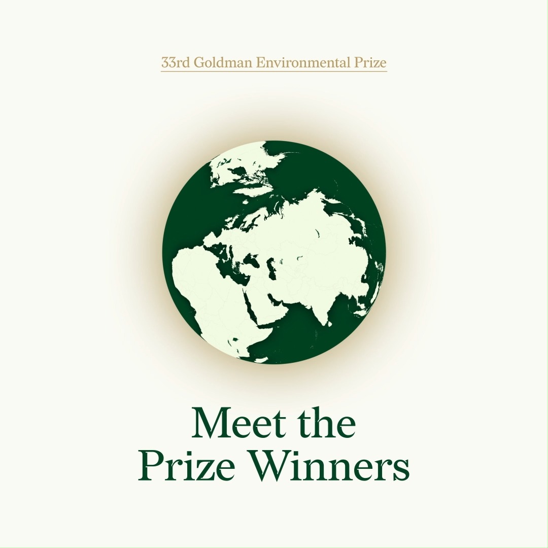 Goldman Prize on Twitter "We are honored to announce the 2022 Goldman