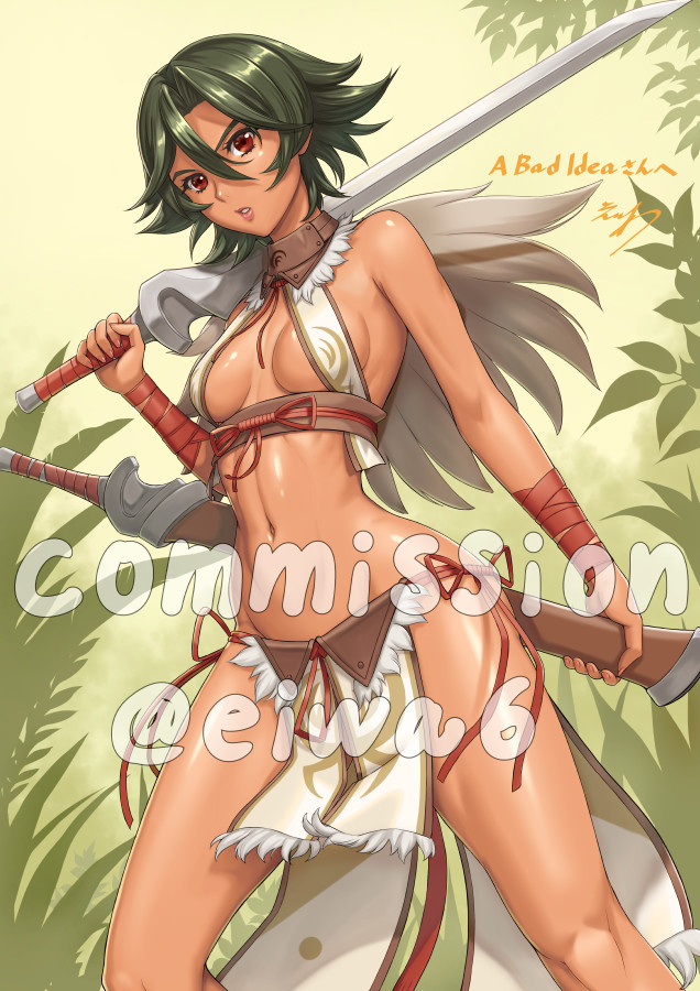 #TLに深刻な褐色娘不足
Skebで描いた絵から #Skeb #Commission 