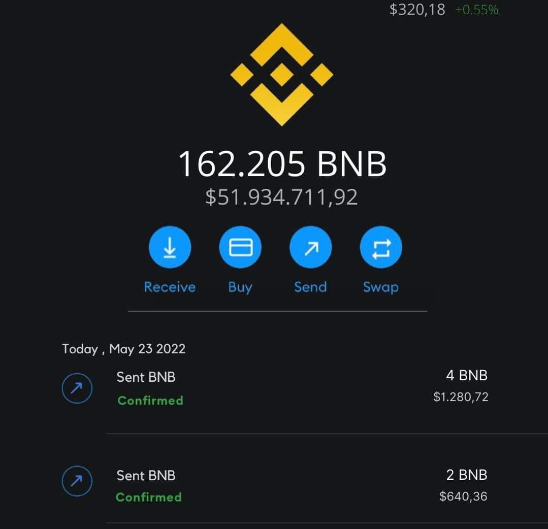 JcryptoZx's tweet photo. $20000 in #BNB   to the first 5000  people who follows and retweets! 
Retweet my pinned post 📌

Drop your wallet address💵 https://t.co/M0wJWdwAJ0