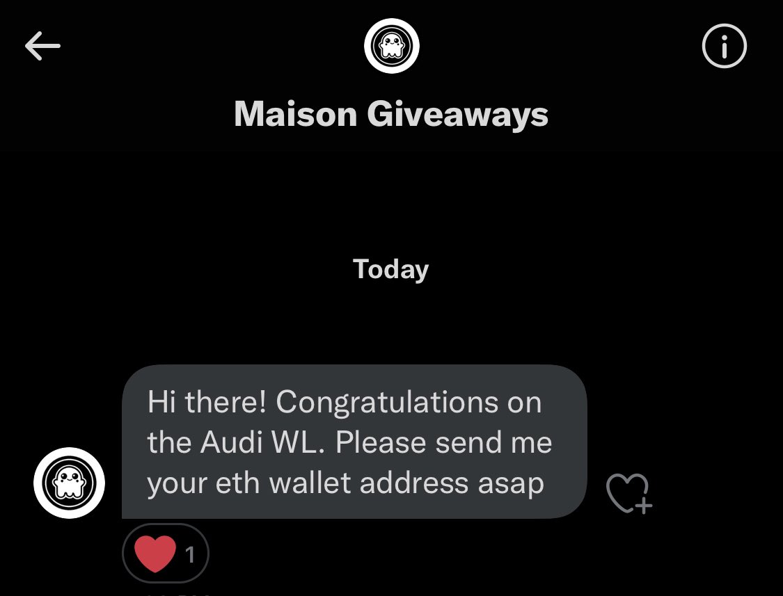 Thanks @MaisonGhost @MaisonGiveaways for giving this awesome opportunity to get a WL in the @AudiOfficial NFT by @hello_ouchhh #ArtOfProgress