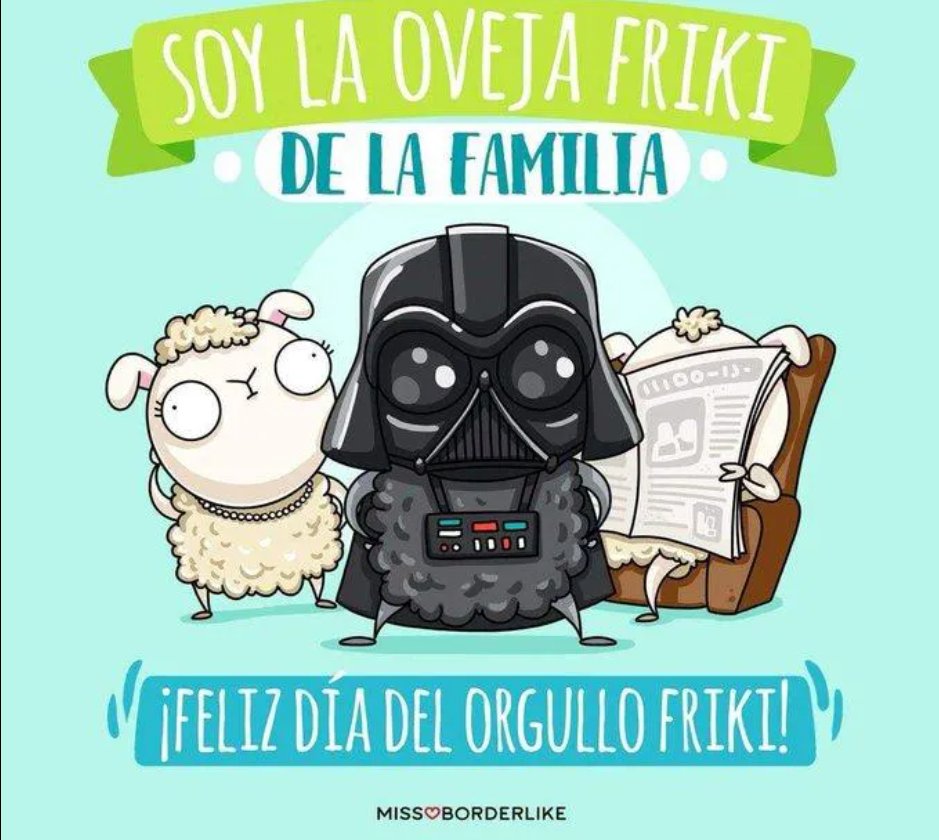 v2rjcouriersl's tweet photo. ¡Feliz Día del Orgullo Friki! 🖖
Nos encanta esta imagen de @MissBorderlike 😻
#mrwentregados #Premià #Gavà #Palau #diadelorgullofriki #ovejanegra #Barcelona #friki #missborderlike https://t.co/CkXOfipO9s