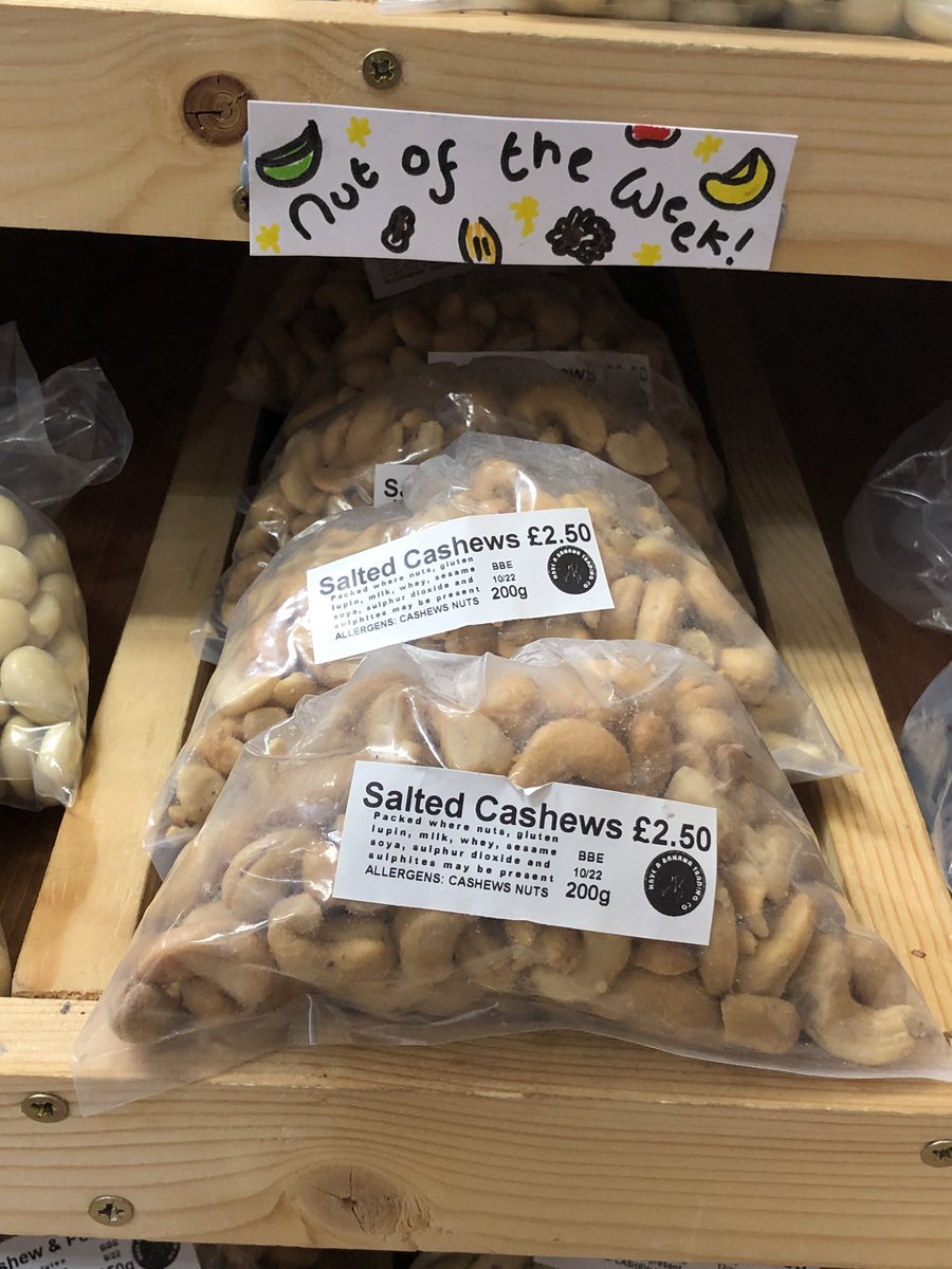HABwholefoods's tweet photo. What did the nut say when it was stuck in bed all day with a cold???

CAAAAASHEW🤧🤧🤧

#nutoftheweek #nutoftheweek #nutoftheweek #nutoftheweek https://t.co/z4nwWbj0Jx