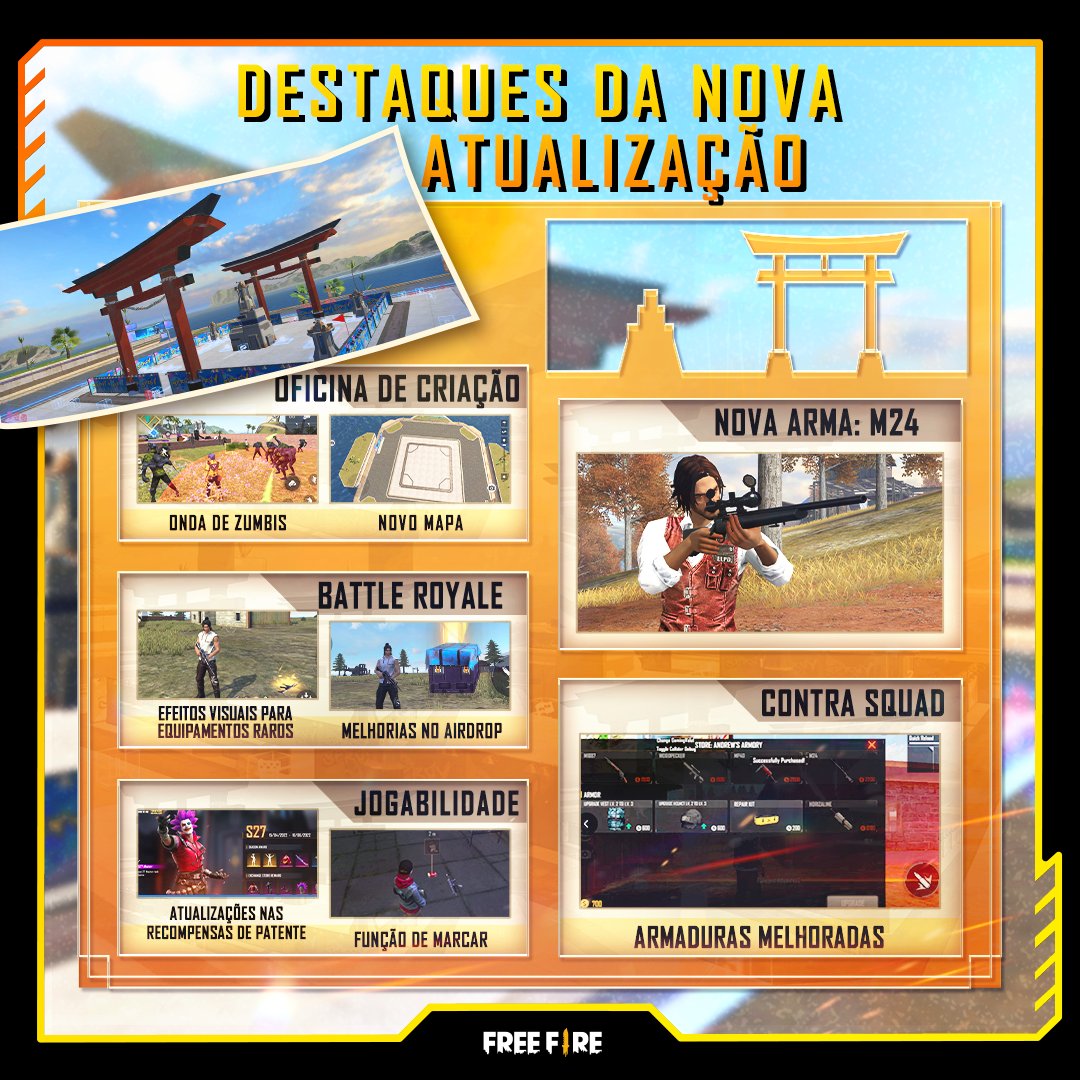 Garena Free Fire Brasil on X: A Desert Eagle está chegando no Modo CS! A  próxima atualização promete, então não deixe de testar as novidades. Dia 11  de Dezembro!  / X