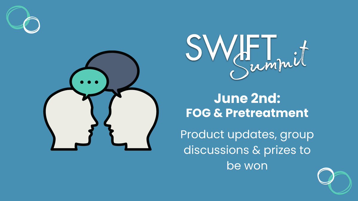 SwiftComply's tweet image. SwiftSummit kicks off in just over a week. Join us on Day 2 for product updates and discussions around FOG &amp;amp; Pretreatment. Plus, you&apos;ll have the chance to win prizes!

Register for free today: hubs.ly/Q01bs_H00 

#SwiftSummit #compliance #water #wastewater #webinar