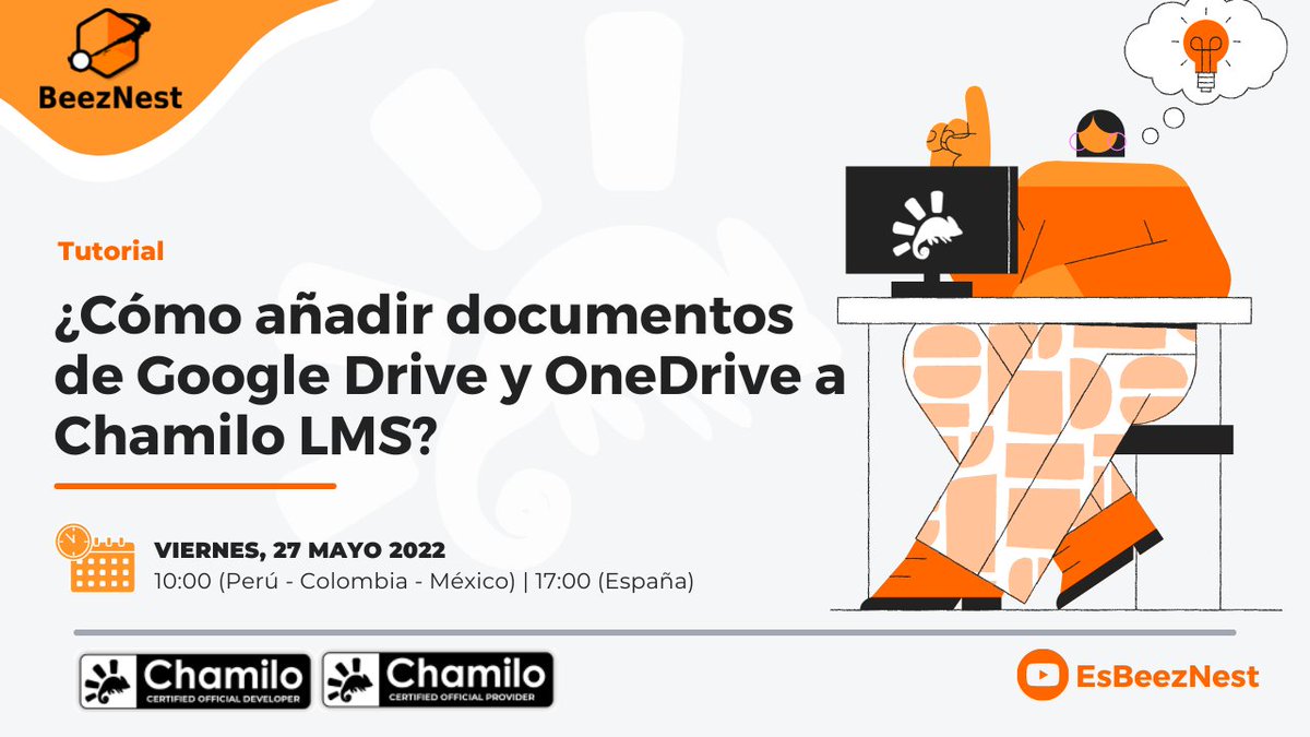 🎯Este viernes #webinar, este tutorial es para profesores que usan el campus gratuito de Chamilo: campus.chamilo.org, y que necesitan tener más espacio, gratuito, para subir documentos 👉 buff.ly/3x8m15x 
#chamilofactory
<a href="/michela85/">Michela</a> <a href="/elearningcd/">Contidos Dixitais</a> <a href="/nosolored/">NosoloRed</a> <a href="/ywarnier/">Yannick Warnier</a>