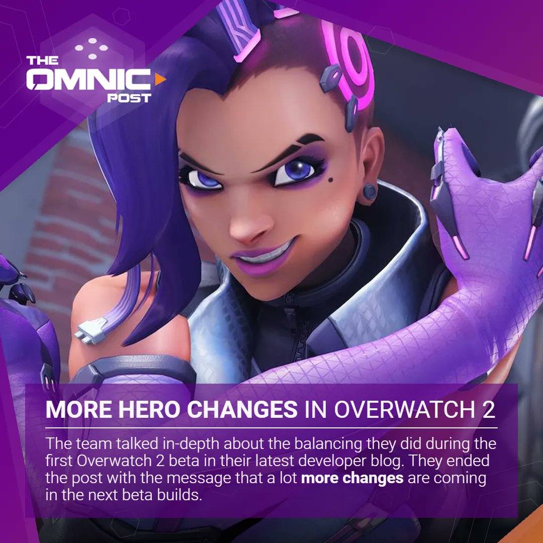 omnicpost's tweet image. A lot more Hero changes are planned for Overwatch 2 . WHat hero would you like to see changed? #overwatchbalancing #developerblog #gamedev #overwatch #overwatch2 #gaming