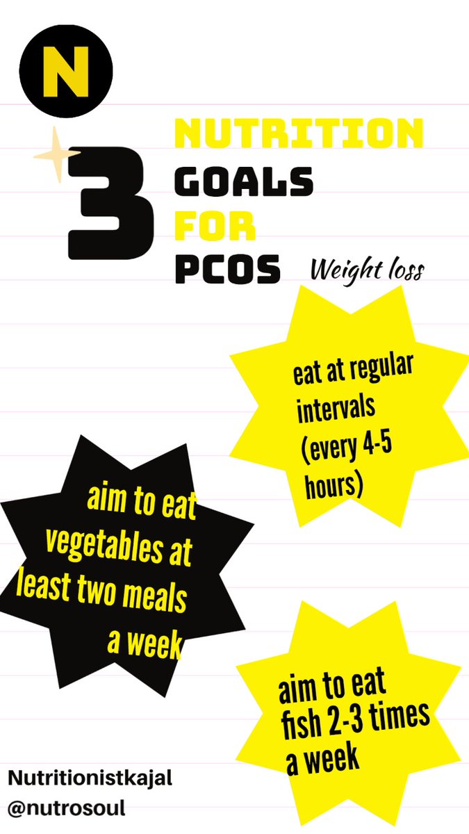nutrosoul's tweet image. Do you have PCOS and wondering hat to do to control your weight? No worries, follow these 3 goals!
#pcos #fightpcos #weightlessness #Nutritiongoals #betterhealth