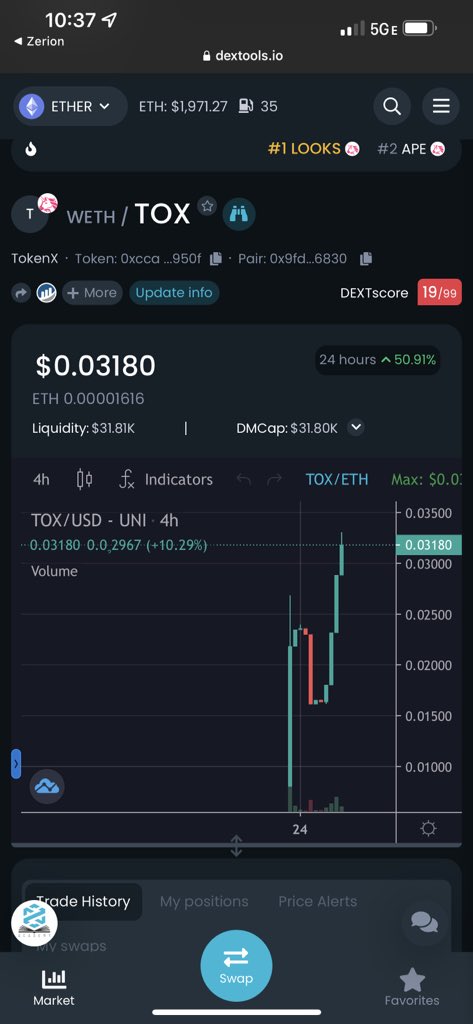 Earthworm_Jim_x's tweet photo. BUY CONTEST!! 1 hour left! 

ONE winner will be randomly chosen from a buy that hasn't sold from the start.

0.1 eth or more and you win, you will win .1 eth
if you buy LESS than .1 eth and you win, you will win 0.05

$TOX #TOX

https://t.co/vI33pURLiT https://t.co/FxaLdpwXs4