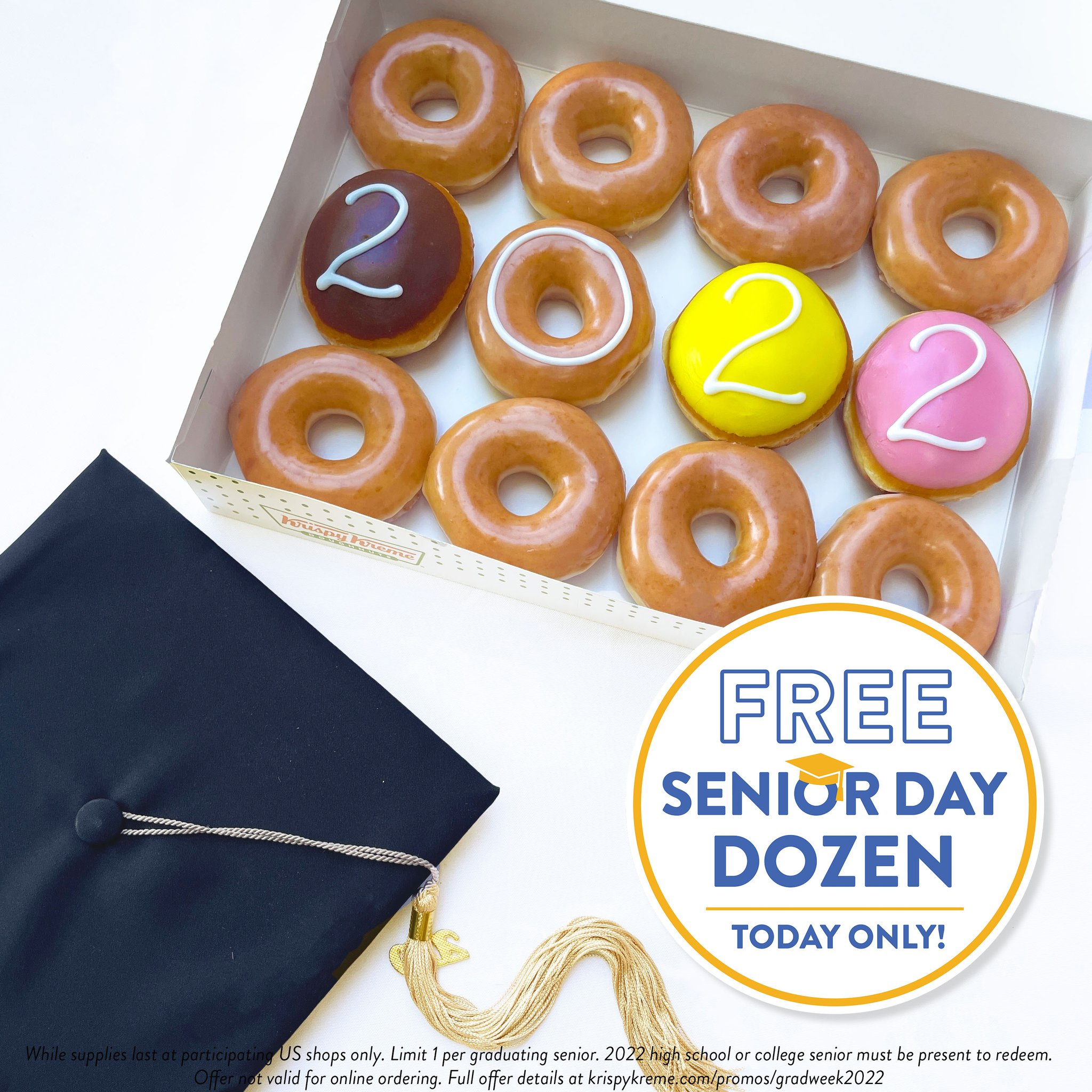 Krispy Kreme على تويتر "Free Senior Day Dozen for graduating high