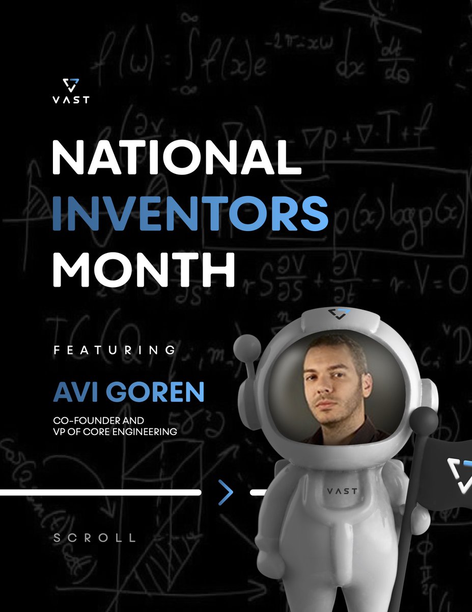 VAST_Data's tweet photo. According to VP of Core #Engineering Avi Goren, “the hardest challenge is often the most fulfilling.”

That is why he is the brains behind the logic supporting many VAST features and it’s why his innovation will never quit. #NationalInventorsMonth https://t.co/4OZioesrxi