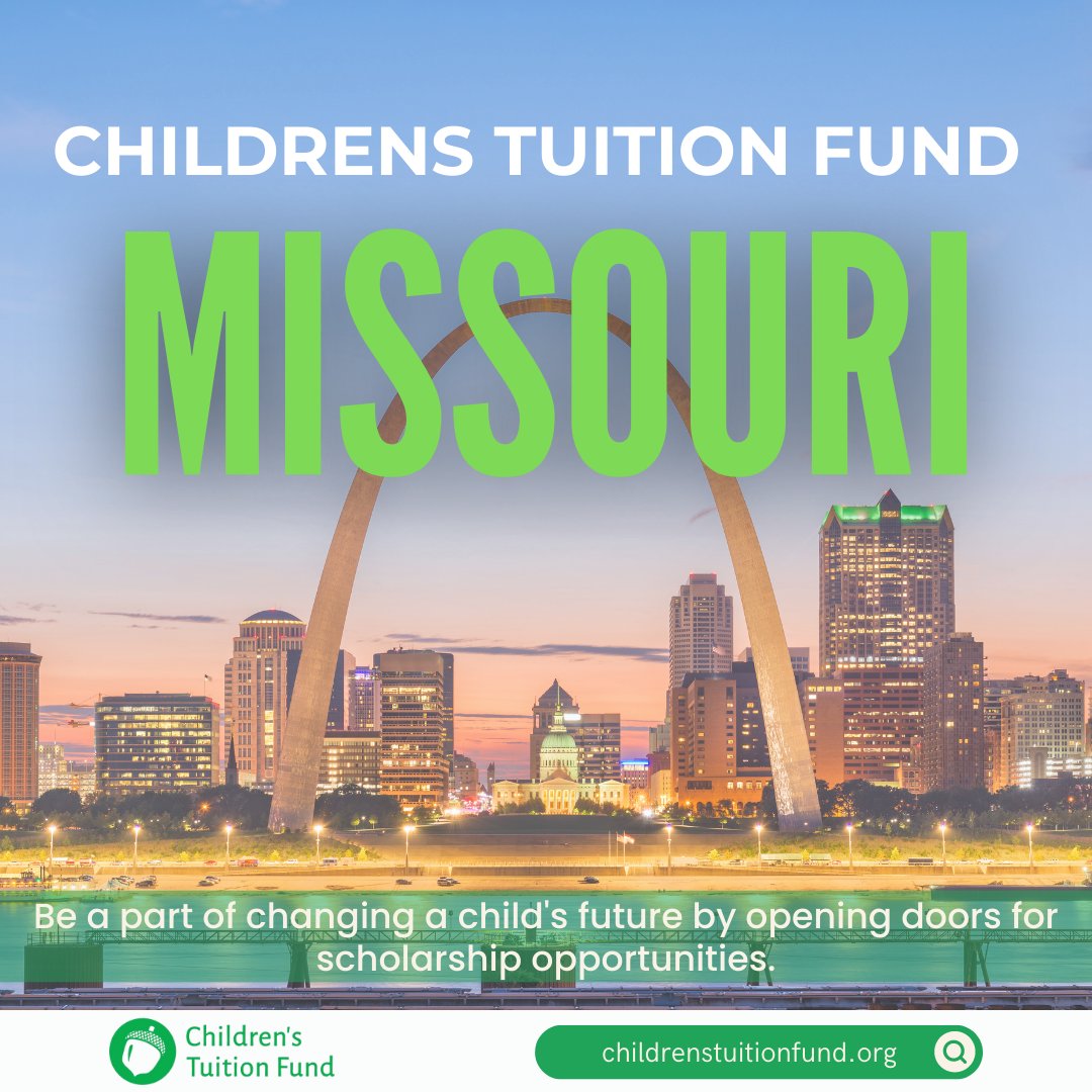 CTF_ACSI's tweet photo. Be a part of changing a child's future by opening doors for scholarship opportunities. Learn how you can contribute to the Children’s Tuition Fund Missouri.https://t.co/D6hfFlr0Ew

#childrentuitionfund #missouri #scholarship #ctfmissiouri #scholarshipopportunities https://t.co/63kA7ca6kK