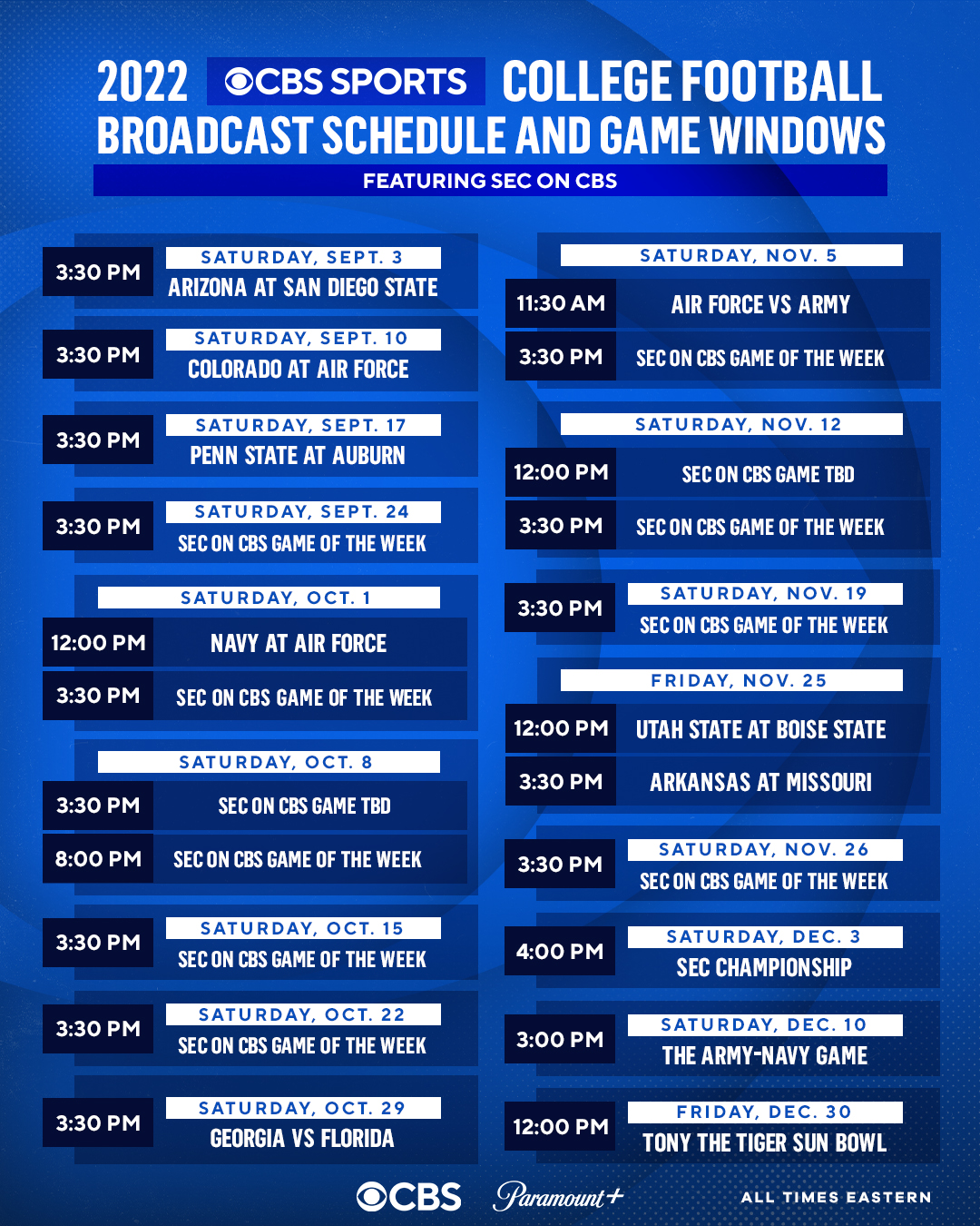 cbs nfl tv schedule