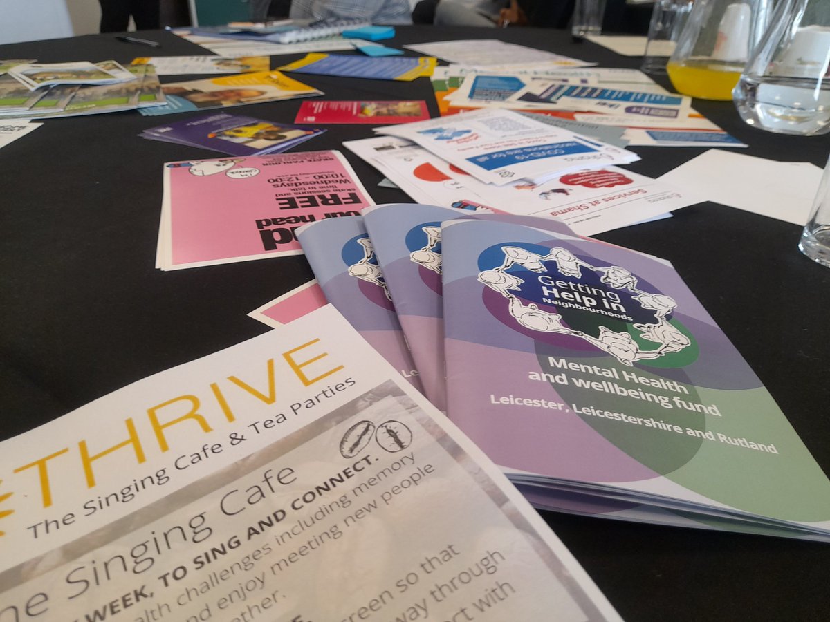 Louise_oreilly's tweet image. What a great way to start the #GHIN project. Lots of networking &amp;amp; ideas from partners who will be delivering mental health projects in their communities.  @LPTnhs @NHSLeicester @LLRFoundation
