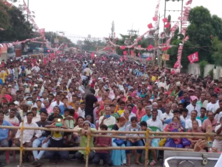 তৃণমূল সরকারের দুর্নীতির প্রতিবাদে হাওড়ার ধুলাগরে সিপিআই(এম) এর ডাকে সমাবেশে জনসমুদ্র। প্রধান বক্তা ছিলেন কমরেড মহ: সেলিম <a href="/salimdotcomrade/">Md Salim</a>