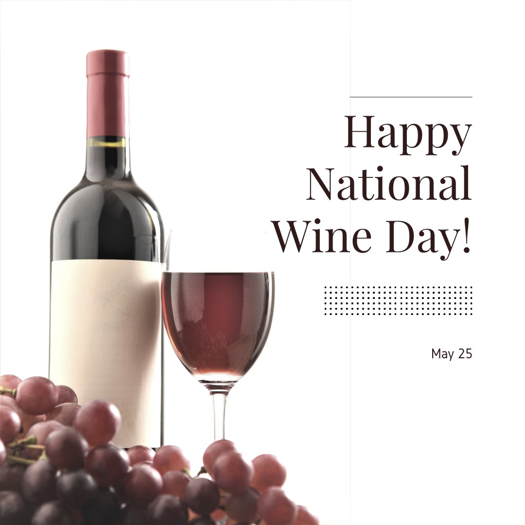 Happy #NationalWineDay! Cheers to all of our friends, we hope you enjoy a lovely glass of wine today!