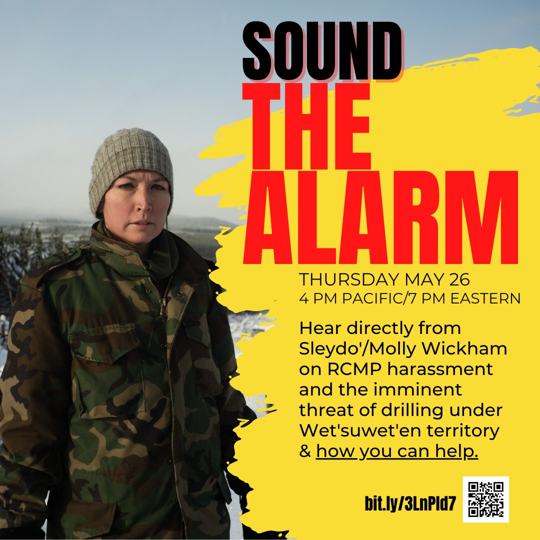 Indigenous Climate Action (@indigenous_ca) on Twitter photo "The UN called out Canada & BC for the 3rd time for violating #Wetsuweten rights, & asked for an immediate halt to <a href="/CoastalGasLink/">Coastal GasLink</a> construction & to withdraw RCMP. They won't listen. Join the emergency call to SOUND THE ALARM & #KilltheDrill " - <a href="/Gidimten/">Gidimt’en Checkpoint</a> bit.ly/3LnPld7 "The UN called out Canada & BC for the 3rd time for violating #Wetsuweten rights, & asked for an immediate halt to <a href="/CoastalGasLink/">Coastal GasLink</a> construction & to withdraw RCMP. They won't listen. Join the emergency call to SOUND THE ALARM & #KilltheDrill " - <a href="/Gidimten/">Gidimt’en Checkpoint</a> bit.ly/3LnPld7