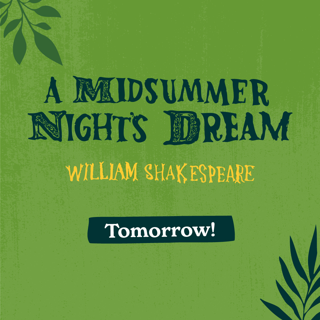 🎭 Join us tomorrow for the perfect outdoor summer treat! <a href="/IllyriaTheatre/">Illyria</a> are performing Shakespeare’s timeless comic masterpiece, A Midsummer Nights Dream. 

🎟  Book now at: crichton.co.uk/event/a-midsum…