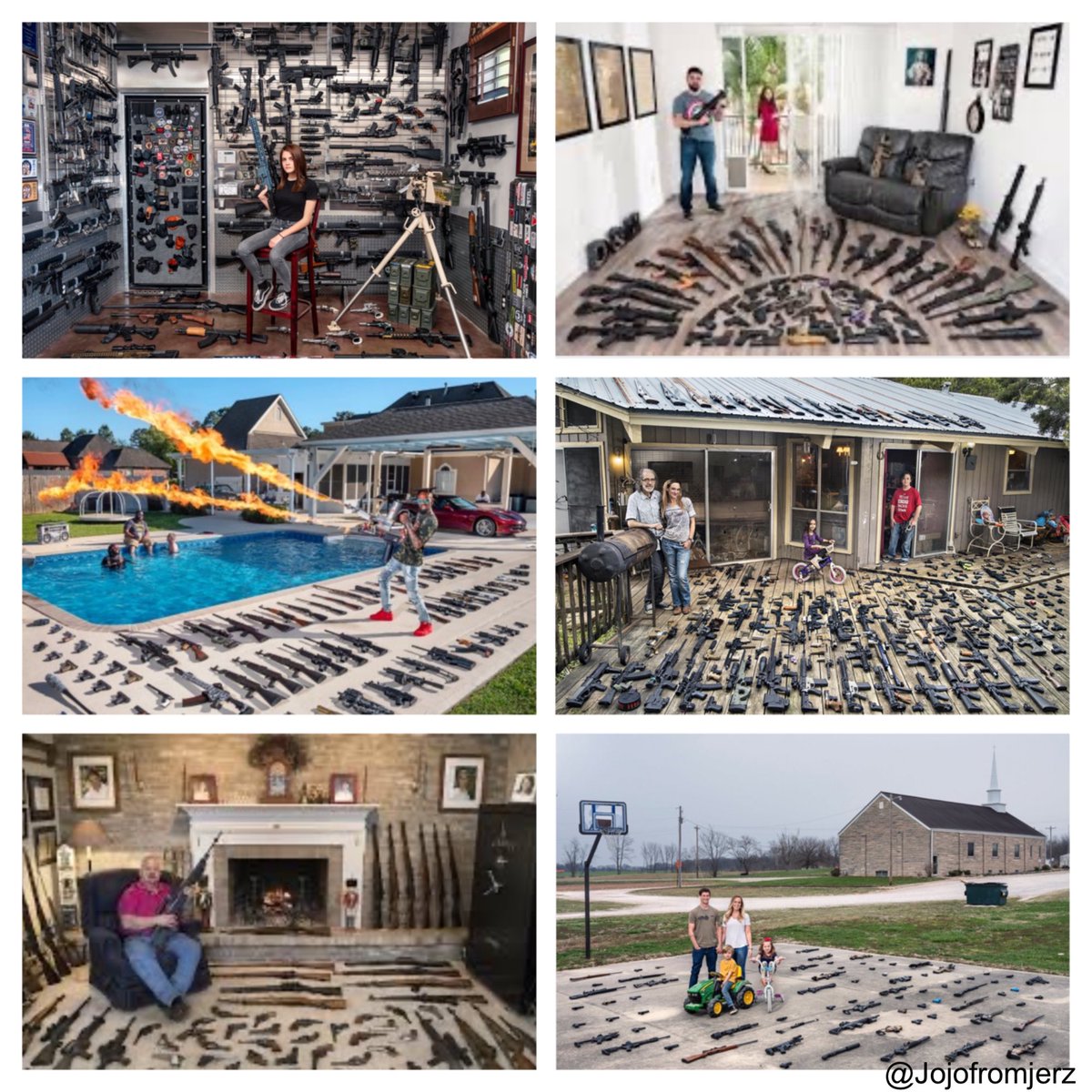 JoJoFromJerz's tweet image. Hear me out here, but what if it’s the guns that are the problem. 🤔