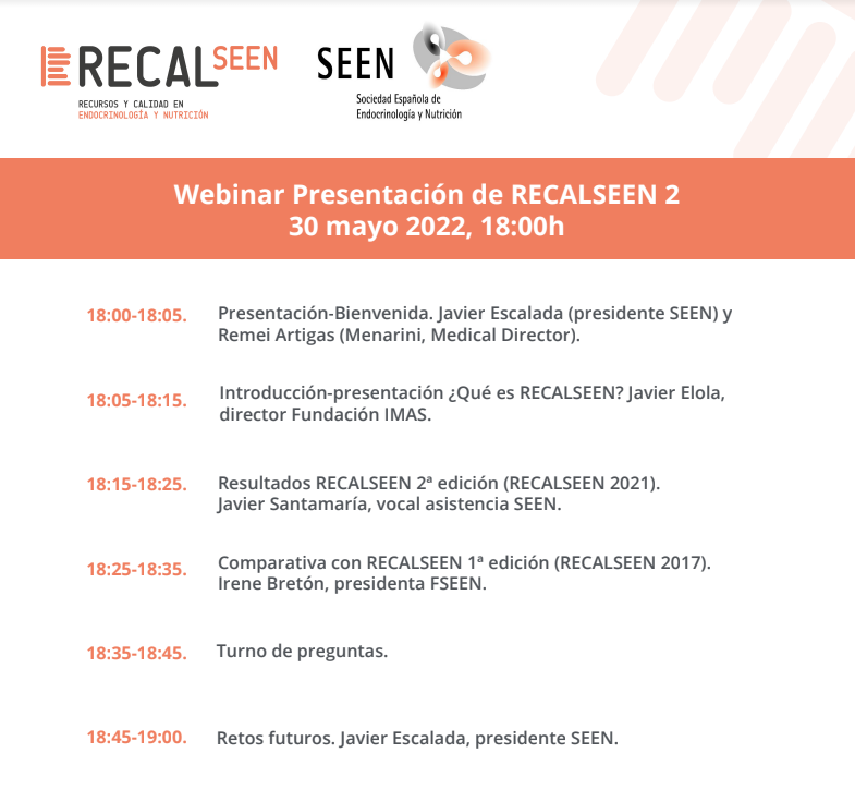 sociedadSEEN's tweet photo. #SaveTheDate 👉 No te pierdas el #webinar de presentación de #RECALSEEN:
📆 30 de mayo
🕥 18:00 horas
🔗 https://t.co/PUmtx9WfJA https://t.co/1cI2Ae89mu