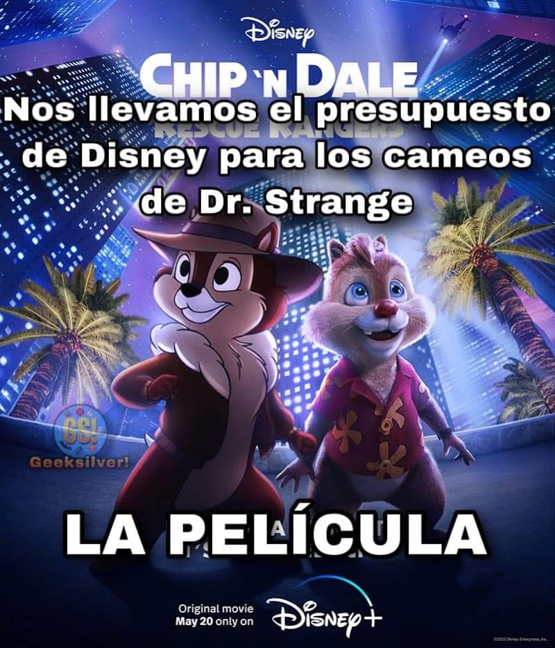 somosgeeksnews's tweet image. Eso explica muchas cosas 🤔
#ChipYDale #DoctorStrange