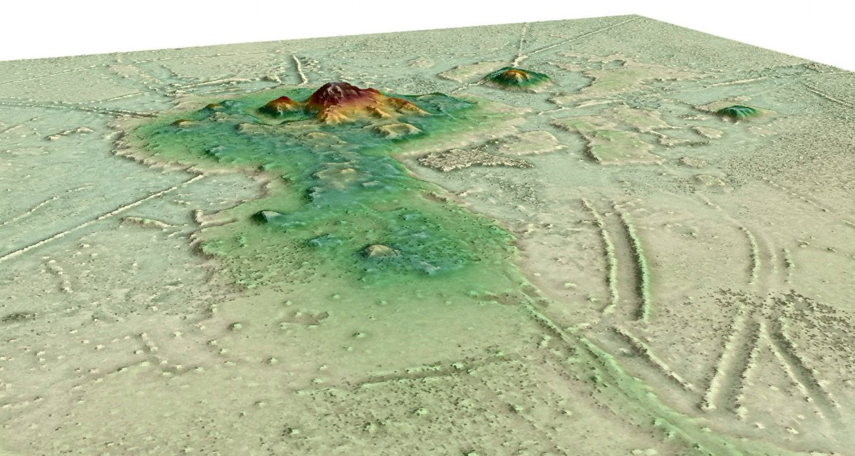 olha o que construíram na Amazônia boliviana entre os anos 500 e 1400: pirâmides, estradas, canais, muralhas, numa rede de dezenas de assentamentos. tinha cara de cidade, jeito de cidade, estrutura de cidade. prudentes, os cientistas chamaram de “urbanismo de baixa densidade”