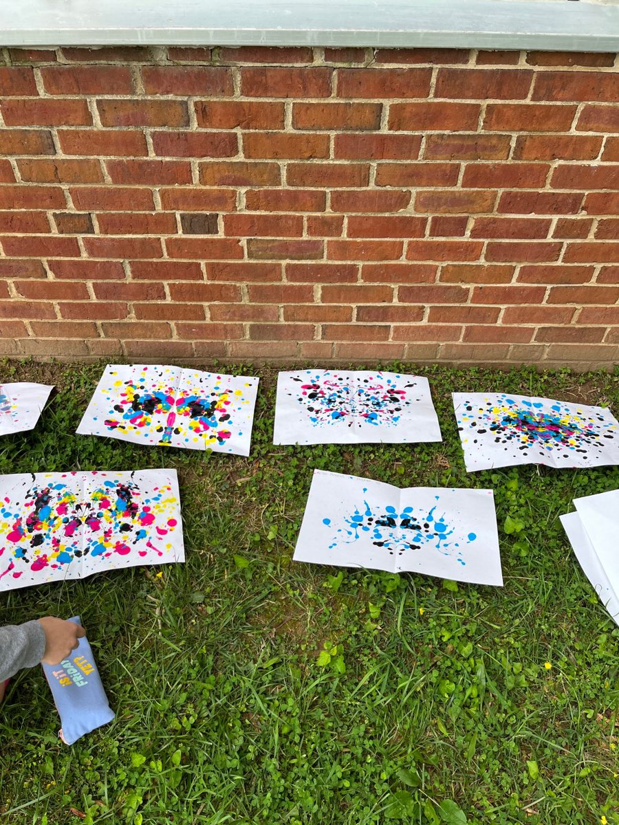 8th grade English classes are learning the ink blot painting technique and using the image created to write a haiku. #planttheseed <a href="/BoykinBryan/">Bryan Boykin</a> <a href="/APSVirginia/">Arlington Public Schools</a> @MrKWMSWolves @JodyOslerWMS