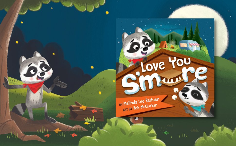 The perfect summer-time book that will make you want to gather around the campfire. Embrace the puns in this charmingly campy board book about two raccoons who insist they are the one who loves the other 's'more.' 🏕️🔥 Learn more: bit.ly/LoveYouSmoreBo…