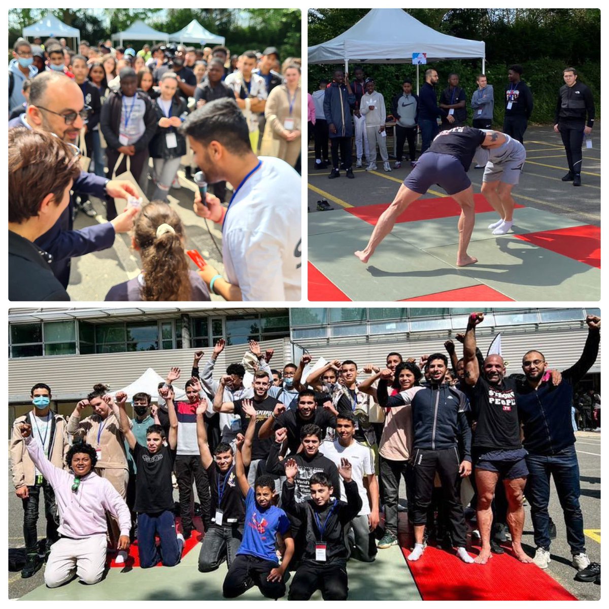 À l’occasion des cités éducatives nous avons organisé l’Orient’Action collège. 🎓

Certains collégiens se sont improvisés champions de MMA avec Thomas Loubersanes 🥊

La prochaine fois on invite qui ?  Khabib ? 🤔

L’équipe Eurêka 💡