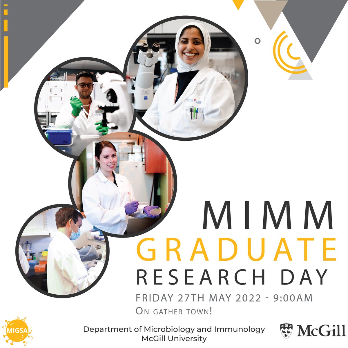 Coming this Friday! Don't miss MIMM's GRD! Links to gather.town have been distributed through 📧