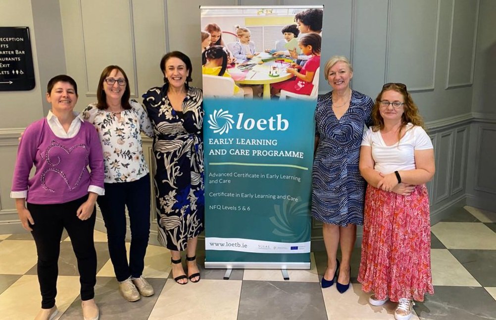 Breda_Ladd's tweet photo. @laoisoffalyetb Early Learning and Care Programme, Stage 1, Review. 
A day of reflection and planning for next year. A big thank you to our ELC teachers, Helen Nolan, Fiona Horan, Sandra Duggan and Claire Duffy. @QQI_connect @SOLASFET @keanea85 https://t.co/f7xYDaxyQi